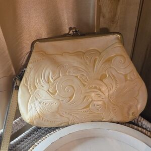Patricia Nash Elegant Tan Embossed Women's Bag